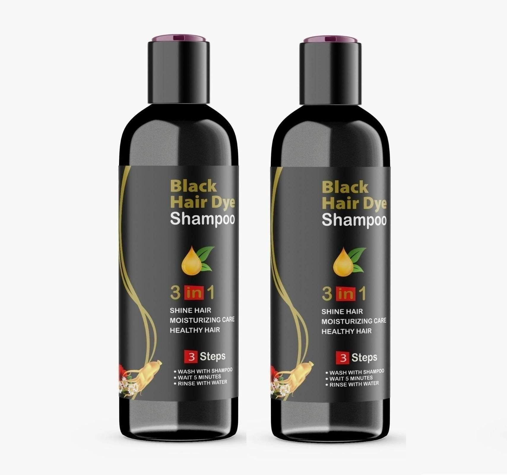 BLOSDREAM Black Hair Shampoo 3 in 1-100ml (BUY 1 + GET 1 FREE)